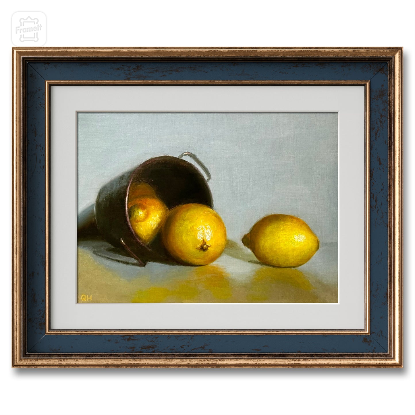 Citrus Cascade | Original Oil Painting